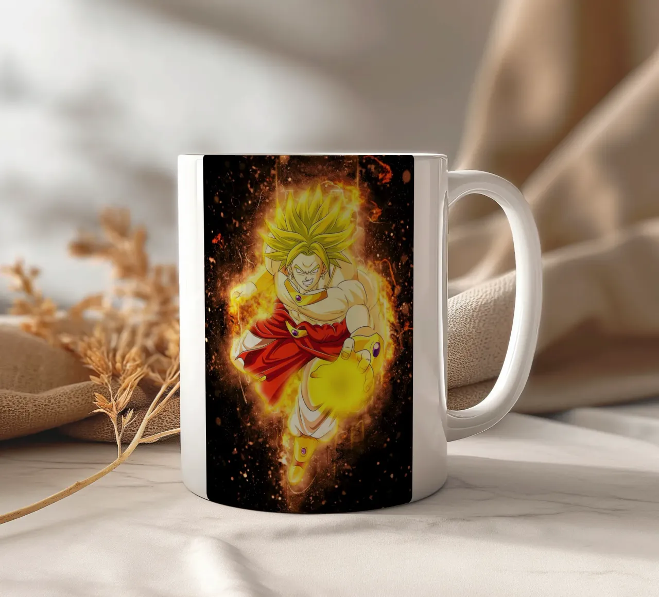 Broly SSJ mug en céramique de Neonartstudio