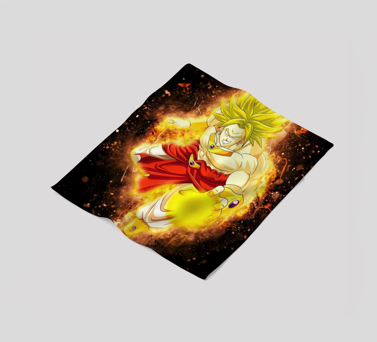 Broly SSJ coperta in pile da Neonartstudio