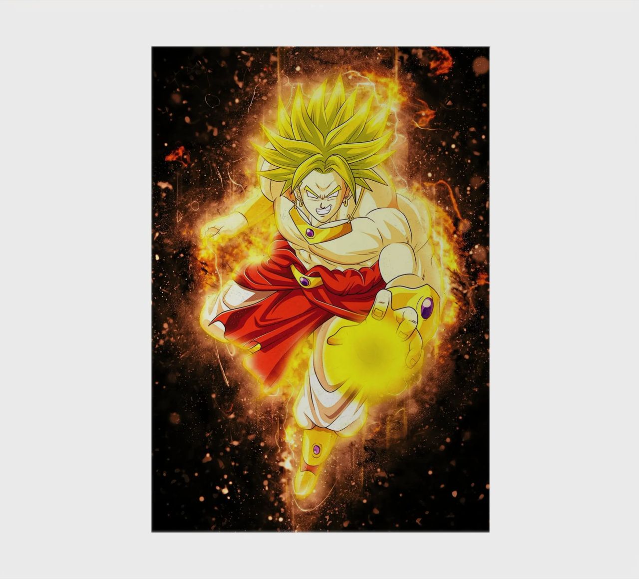 Broly SSJ notebook by Neonartstudio