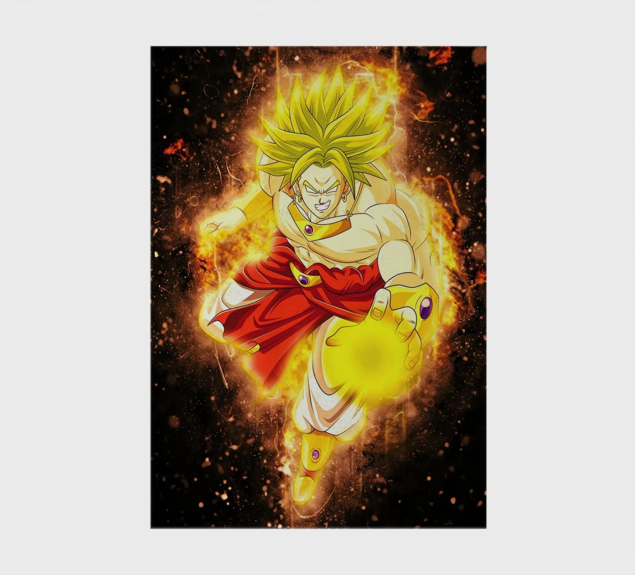 Broly SSJ notebook by Neonartstudio