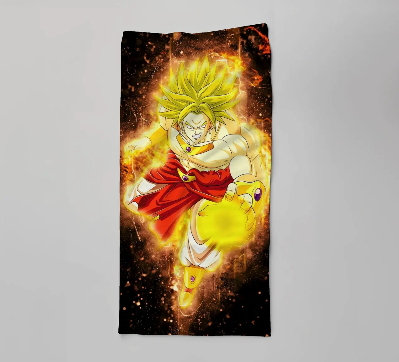 Broly SSJ toalla de baño de Neonartstudio