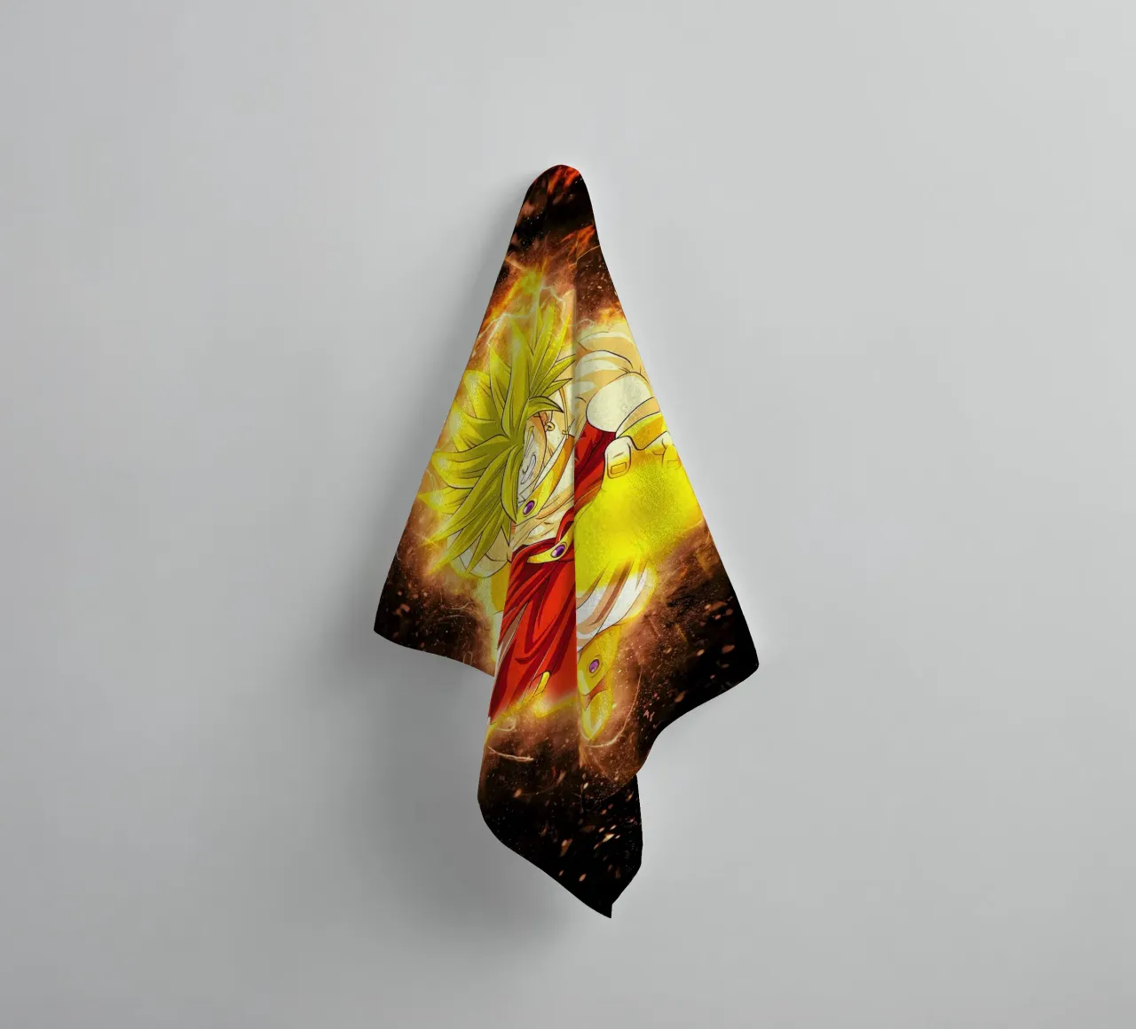 Broly SSJ towel by Neonartstudio