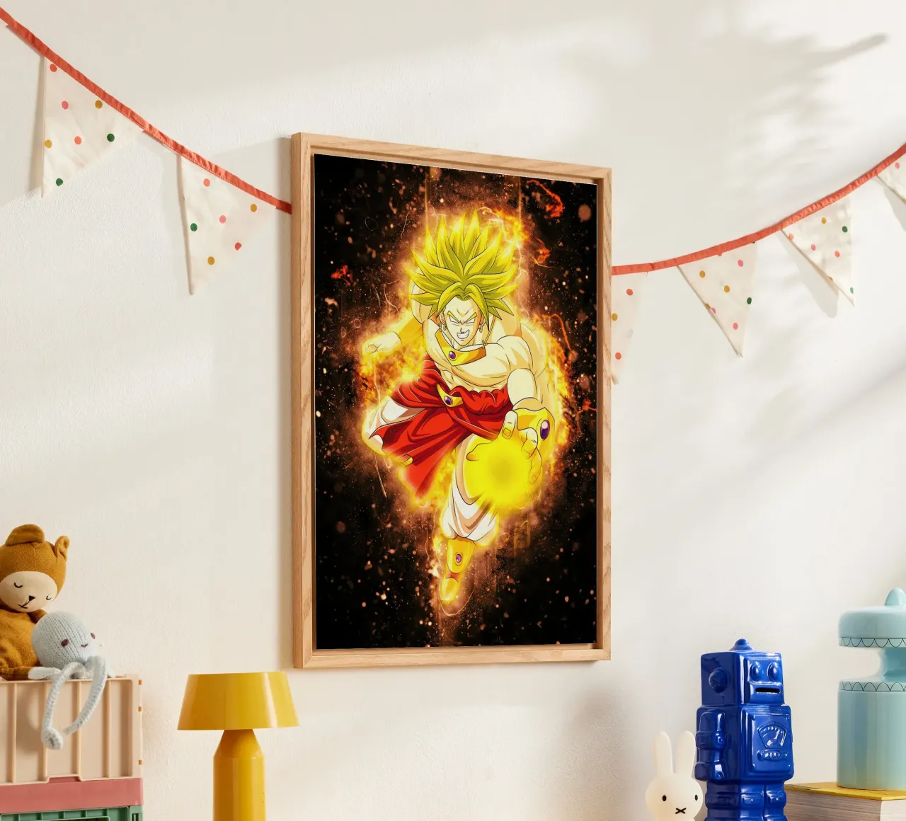 Broly SSJ acryl van Neonartstudio