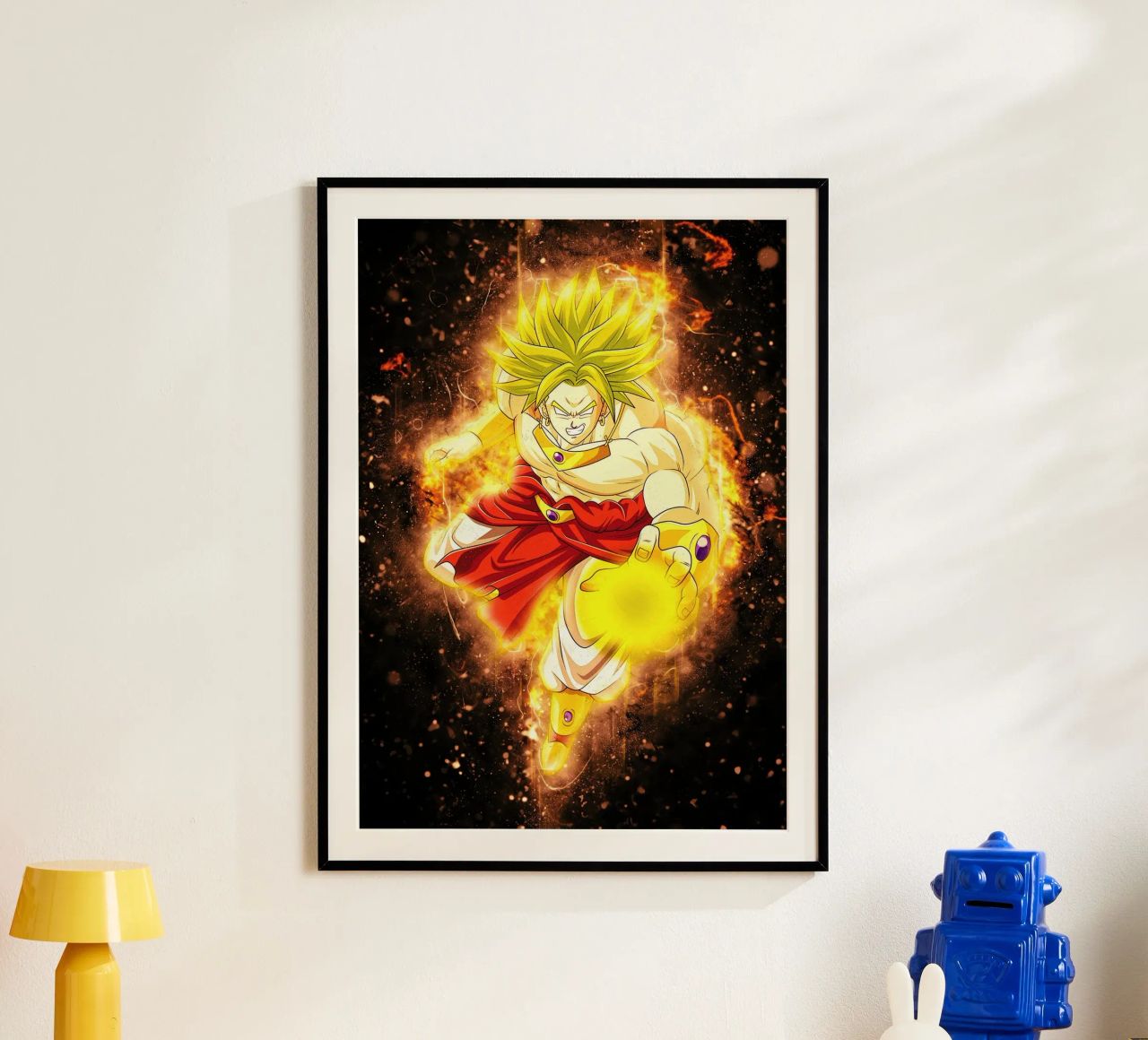 Broly SSJ carta hahnemühle da Neonartstudio