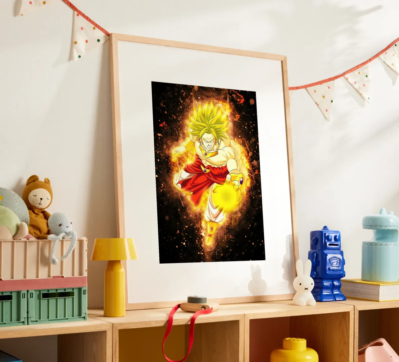 Broly SSJ hahnemühle de Neonartstudio