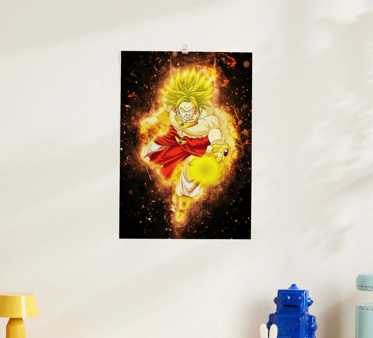 Broly SSJ carta hahnemühle da Neonartstudio