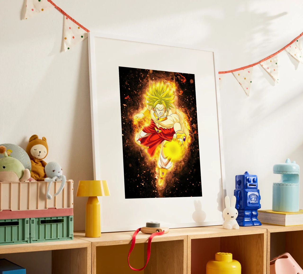 Broly SSJ carta hahnemühle da Neonartstudio