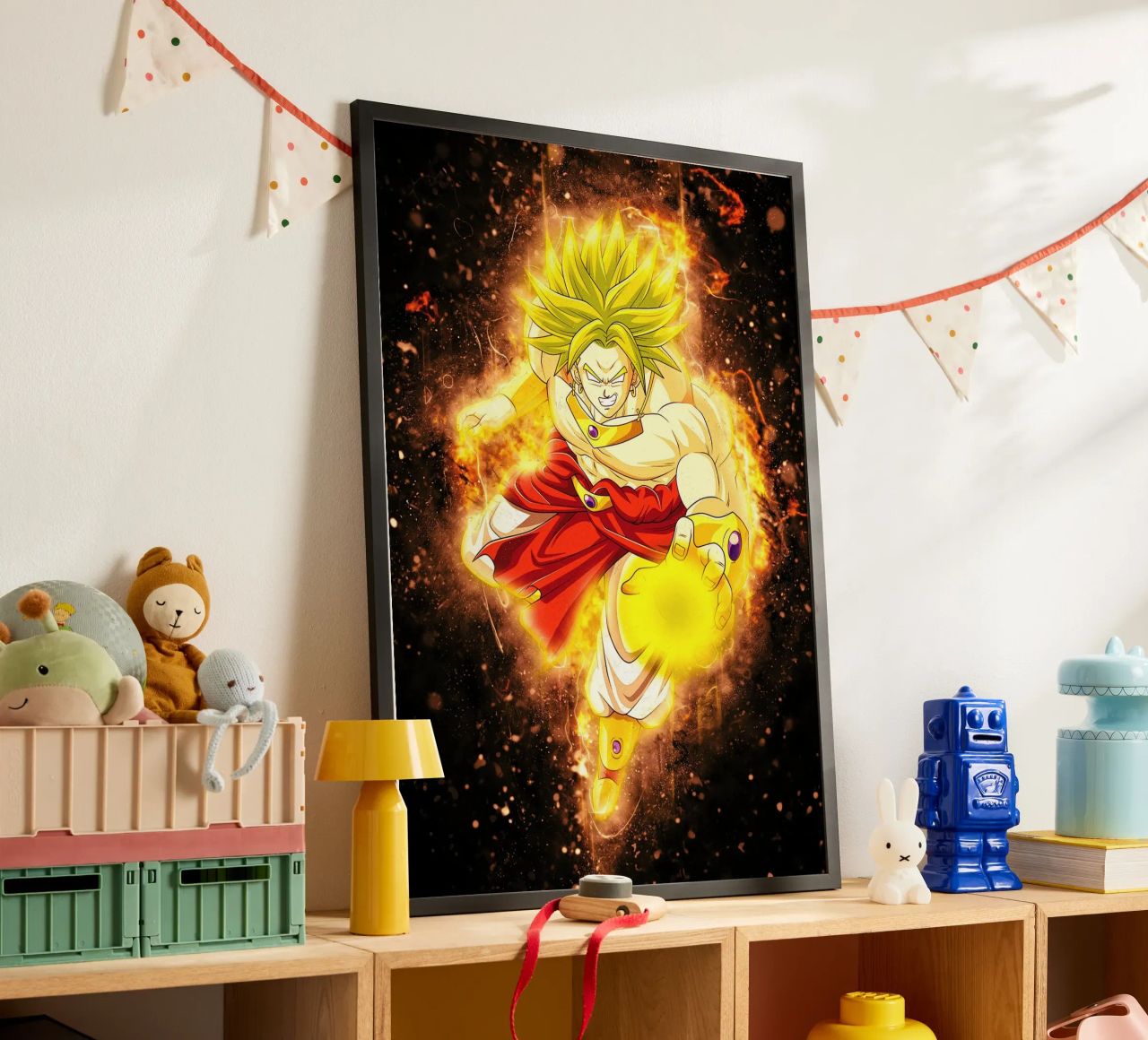 Broly SSJ carta hahnemühle da Neonartstudio