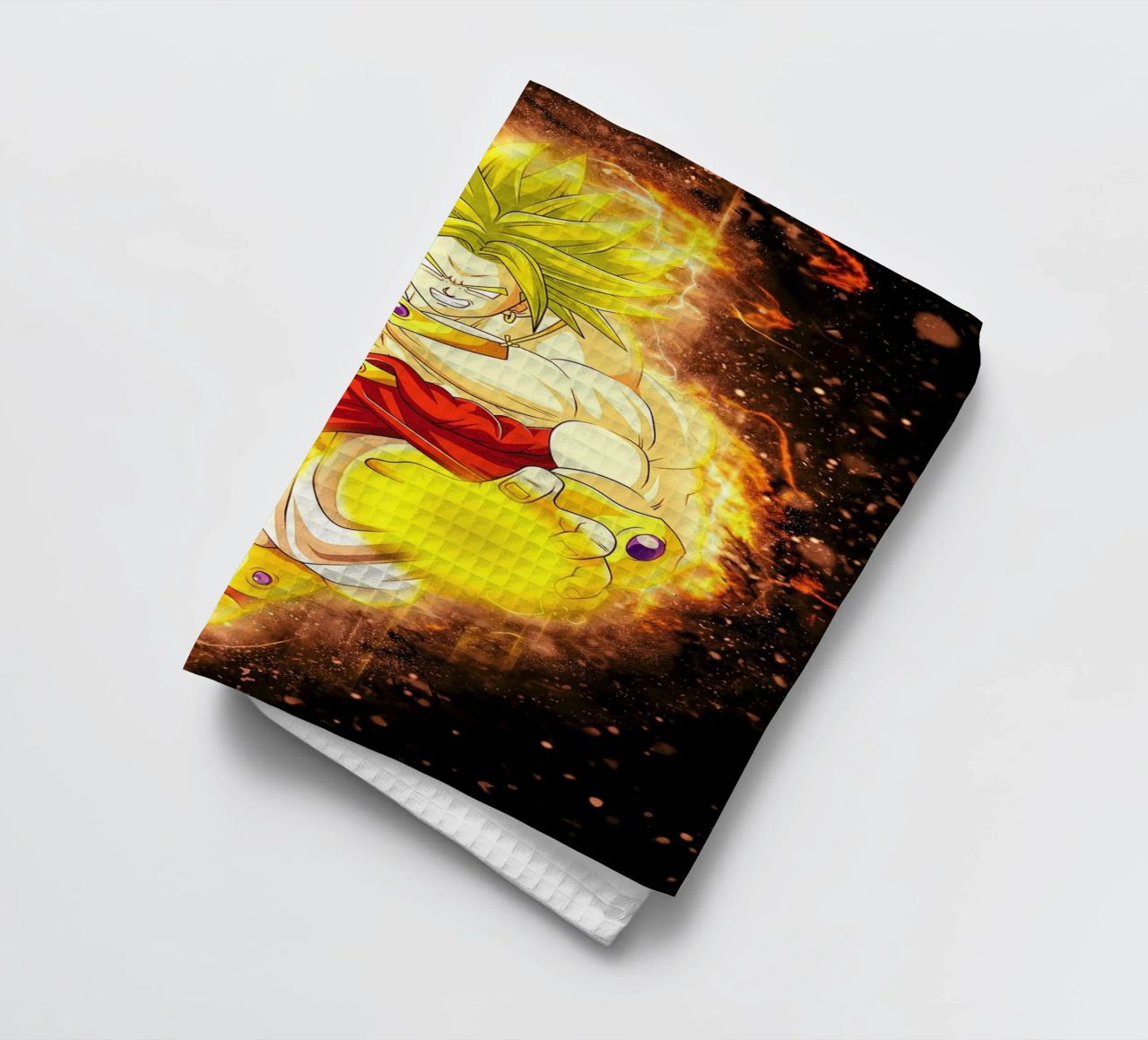 Broly SSJ canovaccio da cucina da Neonartstudio
