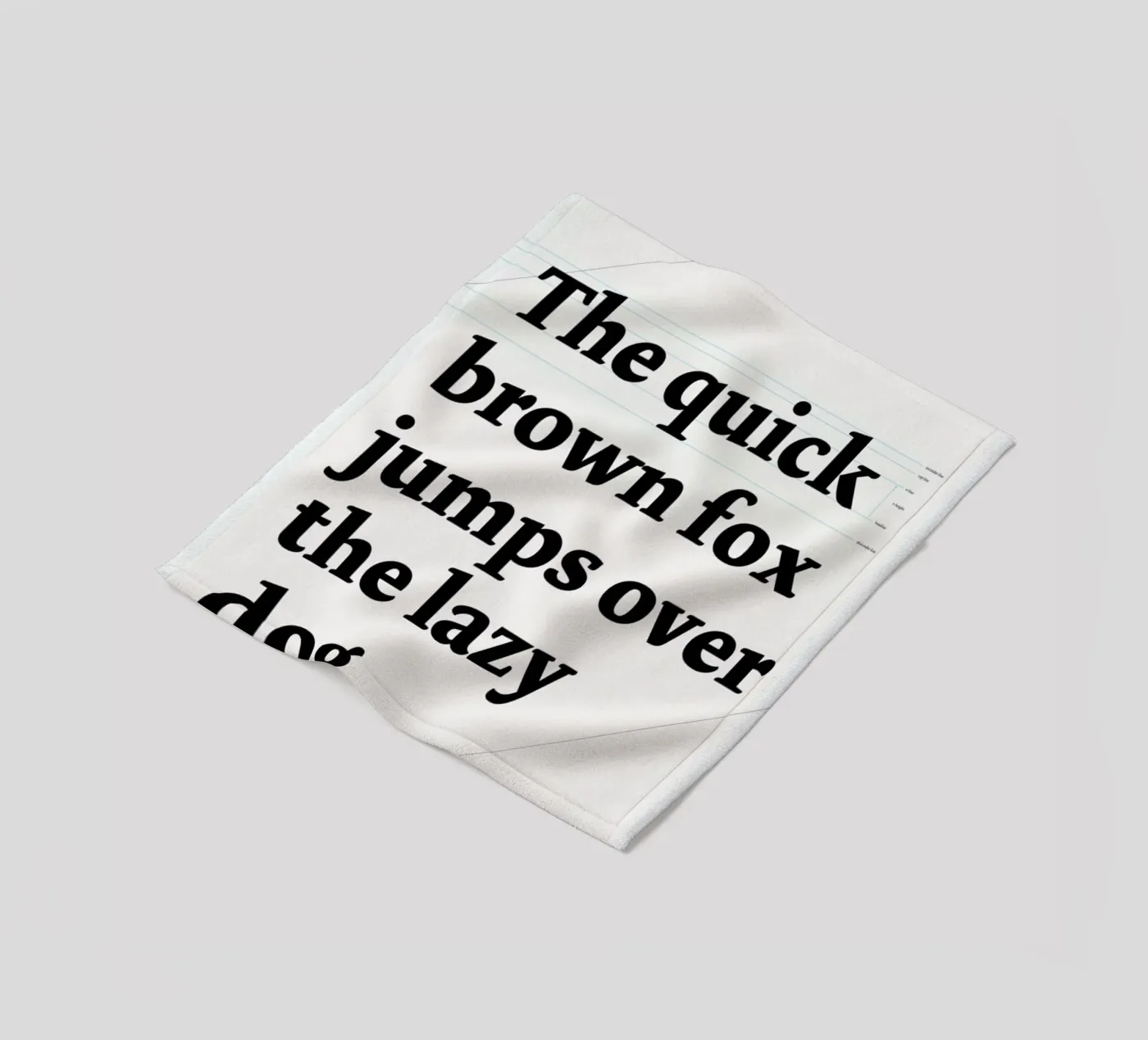 The quick brown fox Fleecedecke von Stefano Joker Lionetti