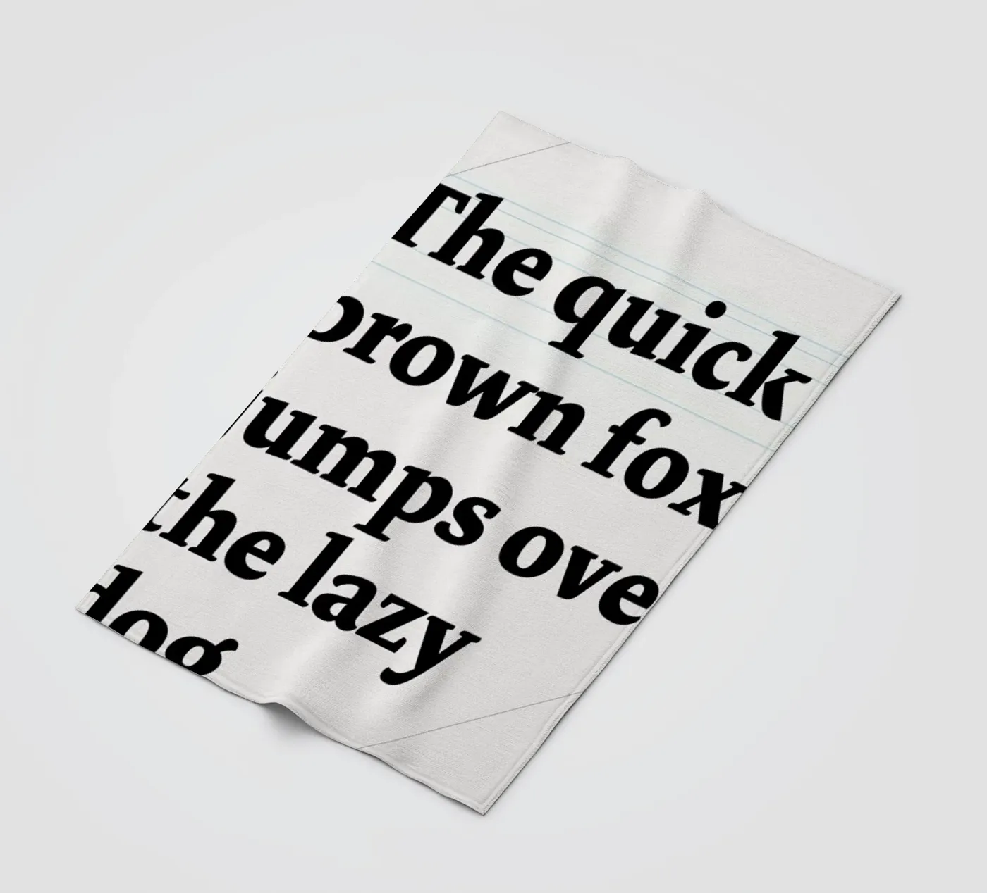 The quick brown fox Fleecedecke von Stefano Joker Lionetti