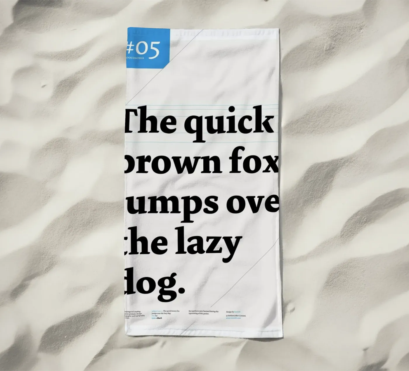 The quick brown fox telo mare da Stefano Joker Lionetti