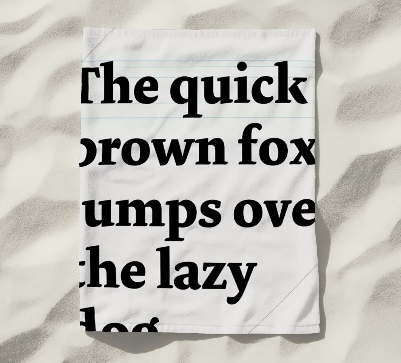 The quick brown fox telo mare da Stefano Joker Lionetti