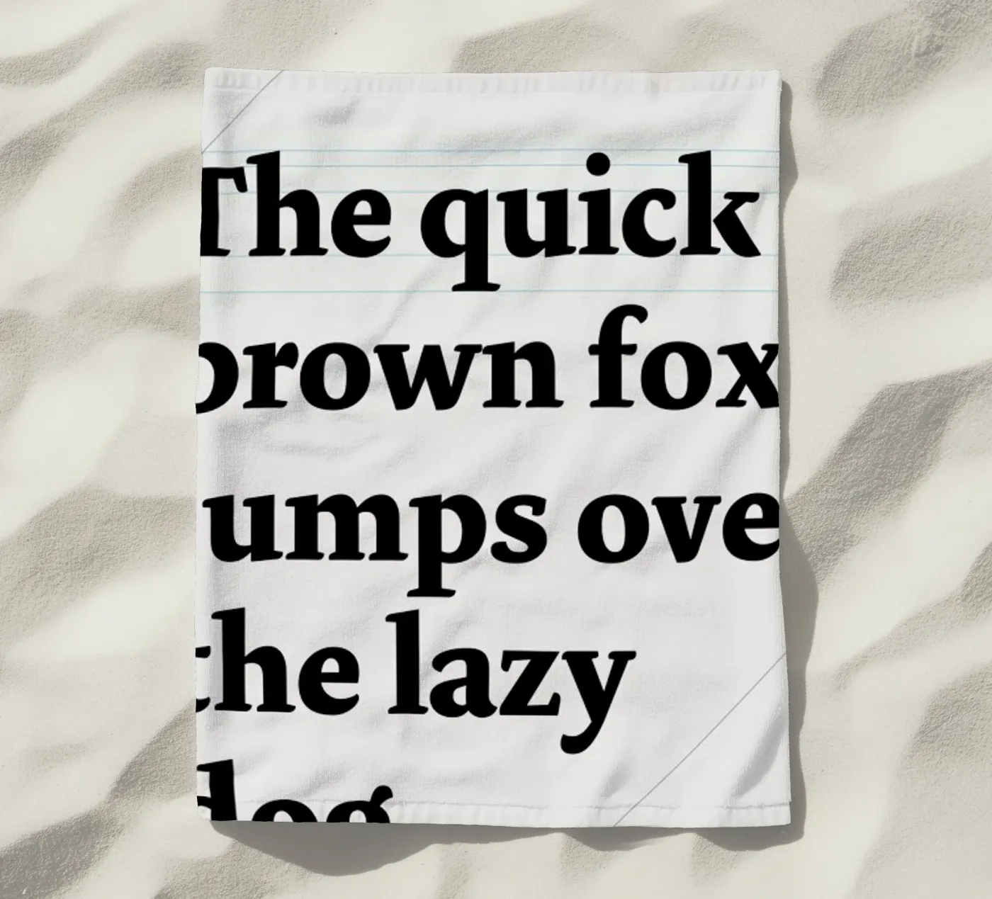 The quick brown fox telo mare da Stefano Joker Lionetti