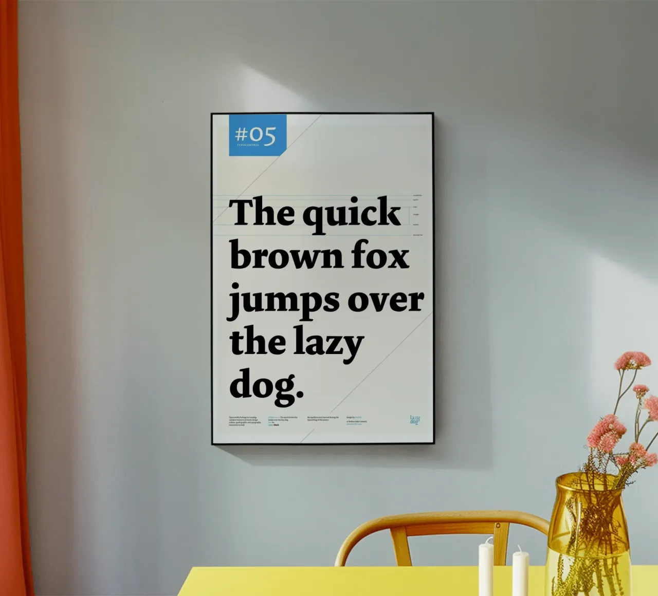 The quick brown fox acryl van Stefano Joker Lionetti