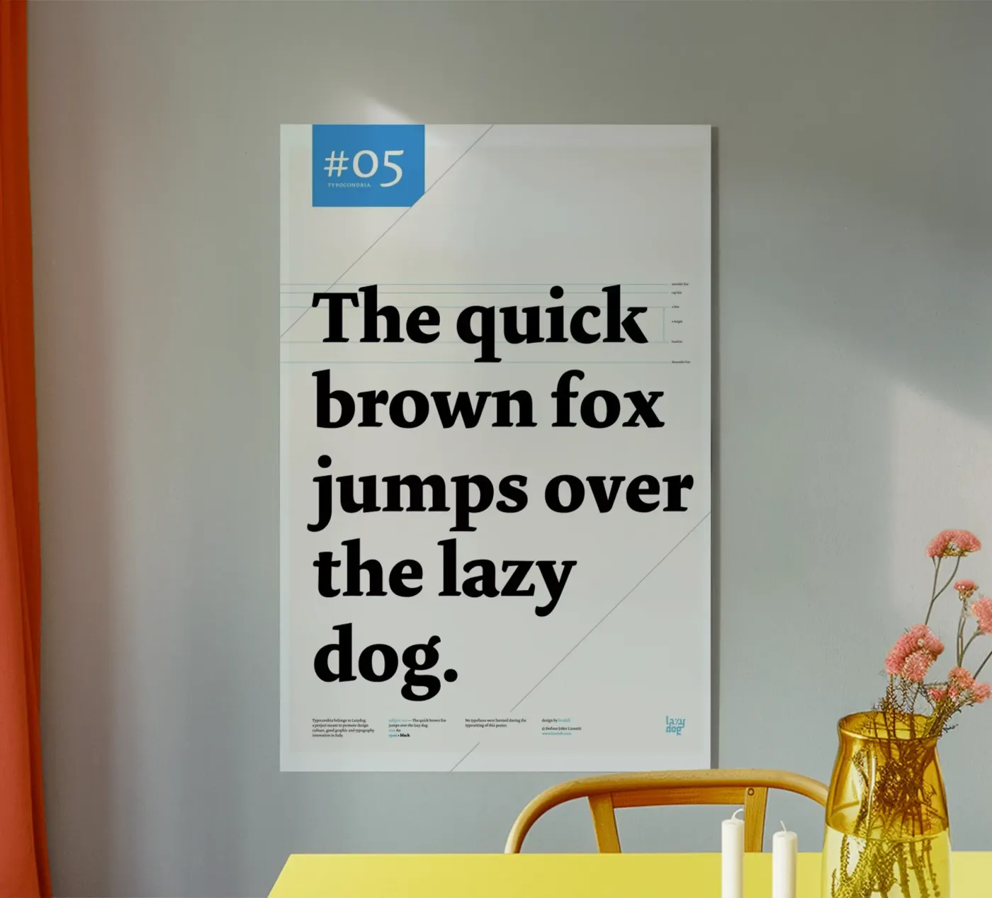 The quick brown fox plexiglass da Stefano Joker Lionetti