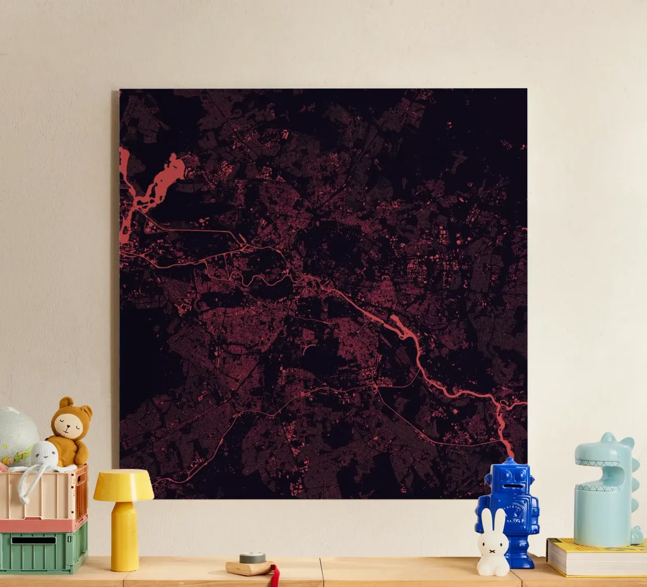 Berlin Purple plexiglass da Urban Maps