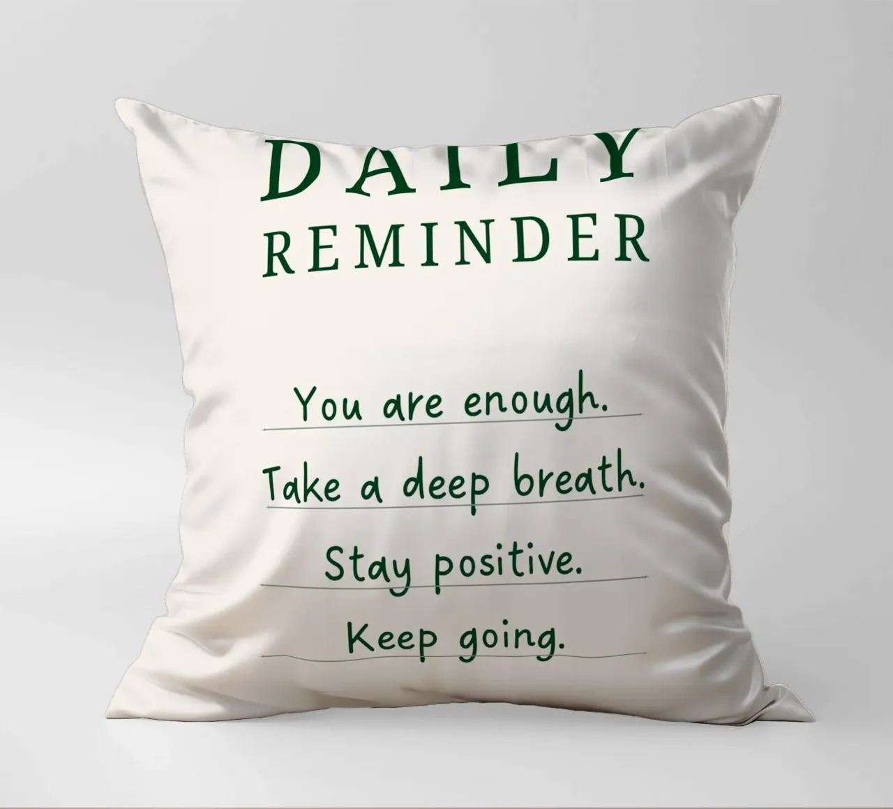Daily Reminder cuscino da designsbysophia