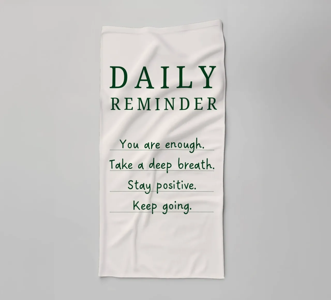 Daily Reminder asciugamano da bagno da designsbysophia