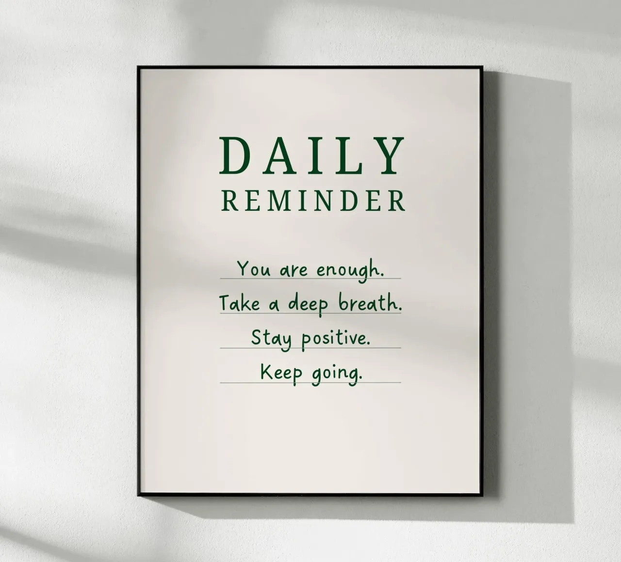 Daily Reminder plexiglass da designsbysophia