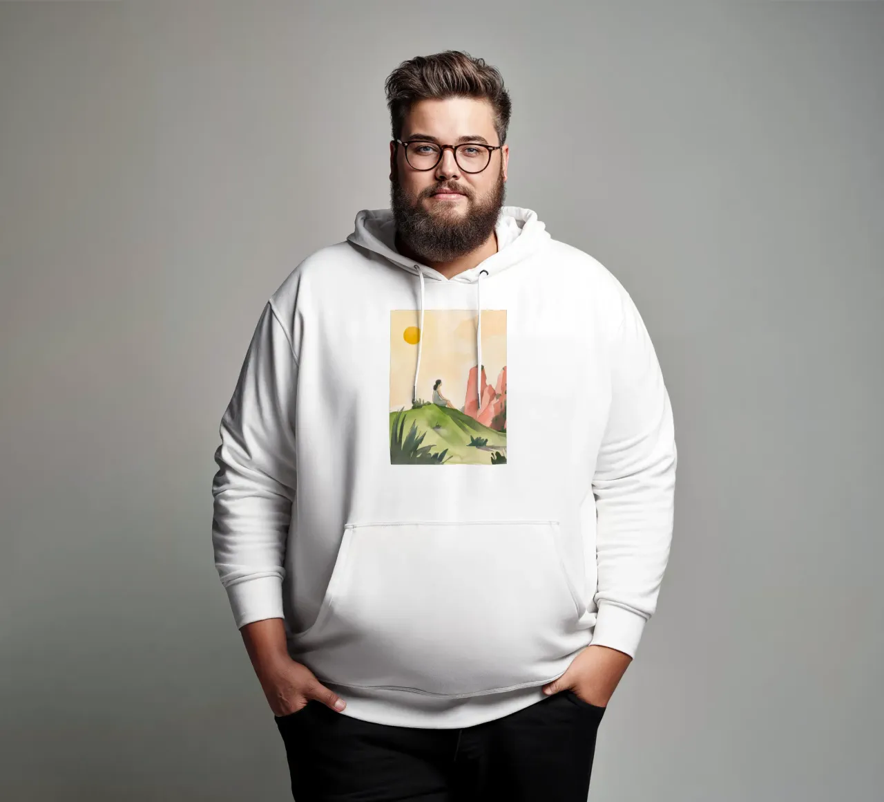Sunlit Reverie hoodie by Artie Shifa