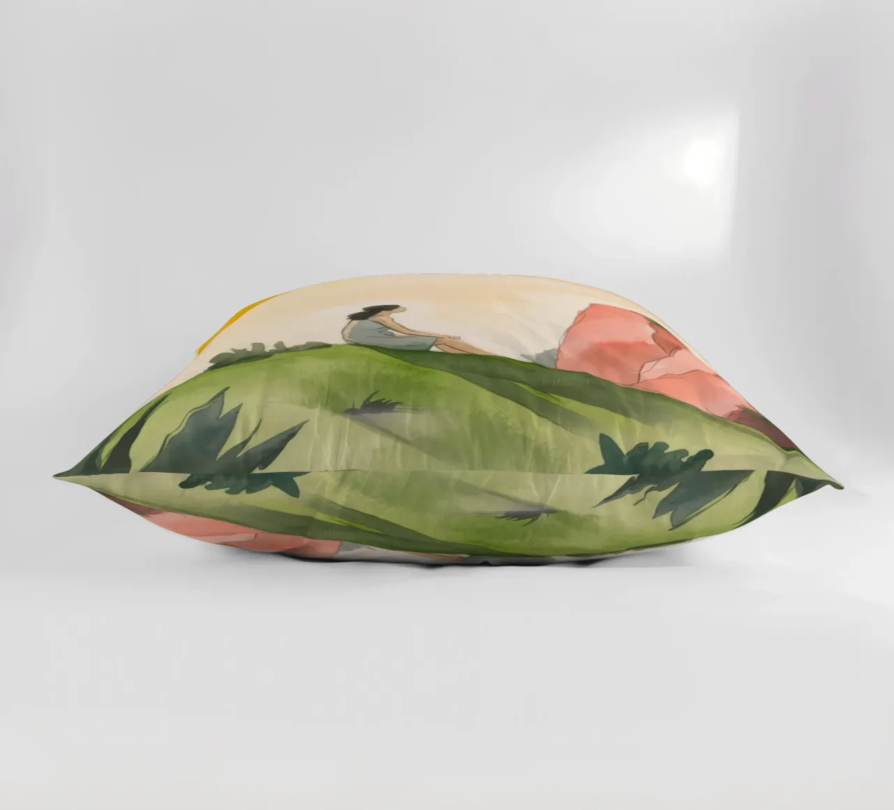 Sunlit Reverie decorative cushion by Artie Shifa