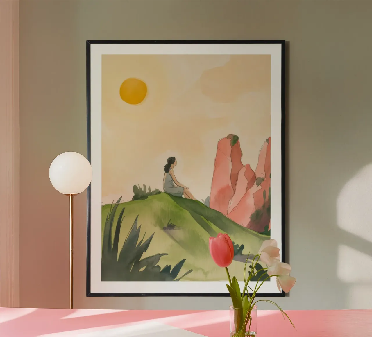 Sonnendurchflutete Träumerei Poster von Artie Shifa