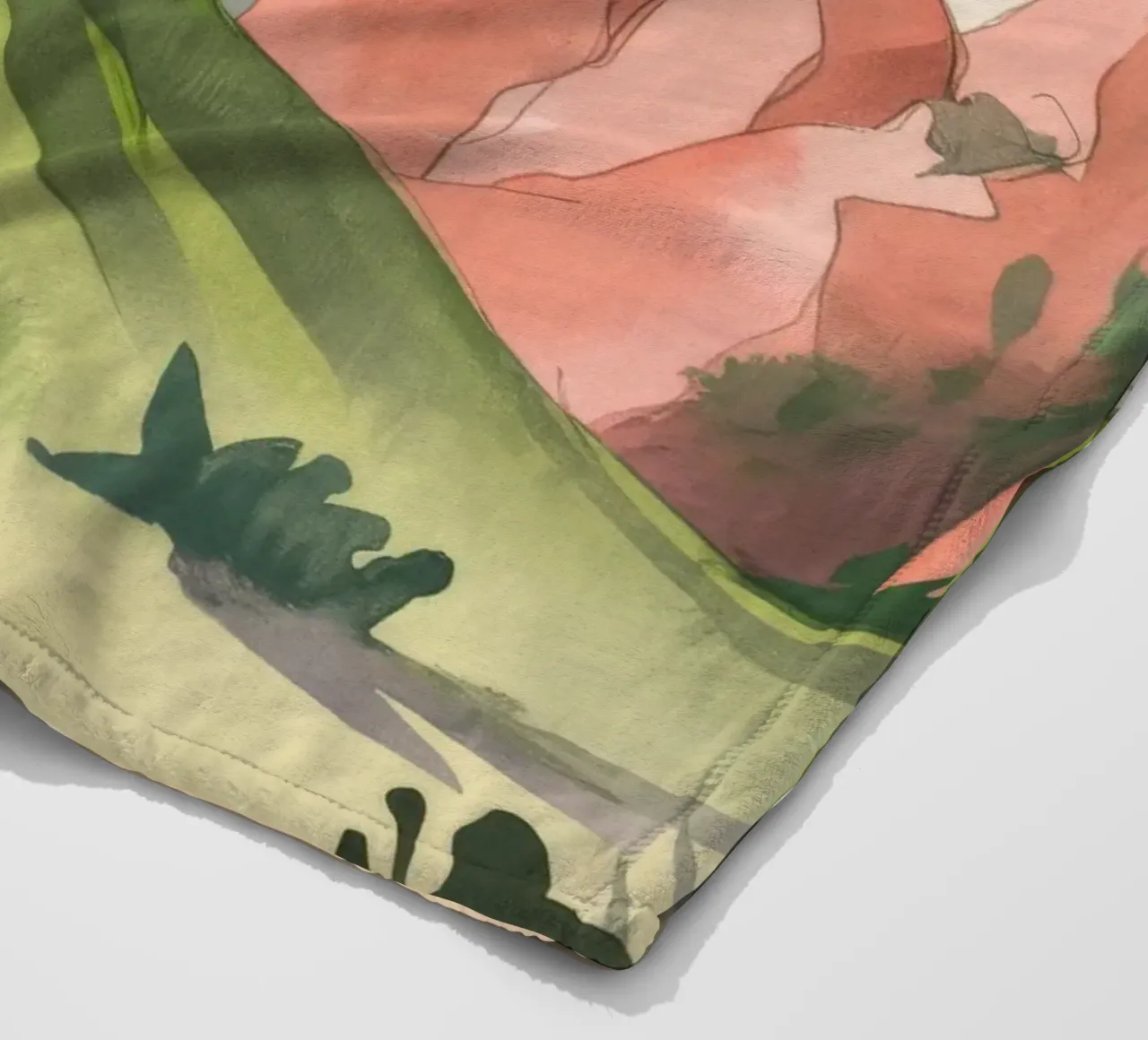 Sunlit Reverie fleece blanket by Artie Shifa