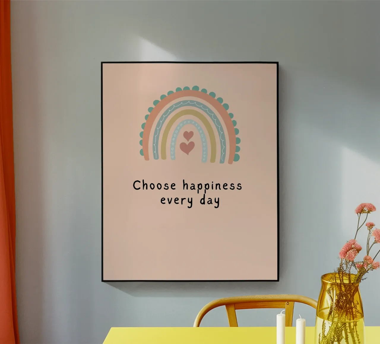 choose happiness every day plexiglass da designsbysophia