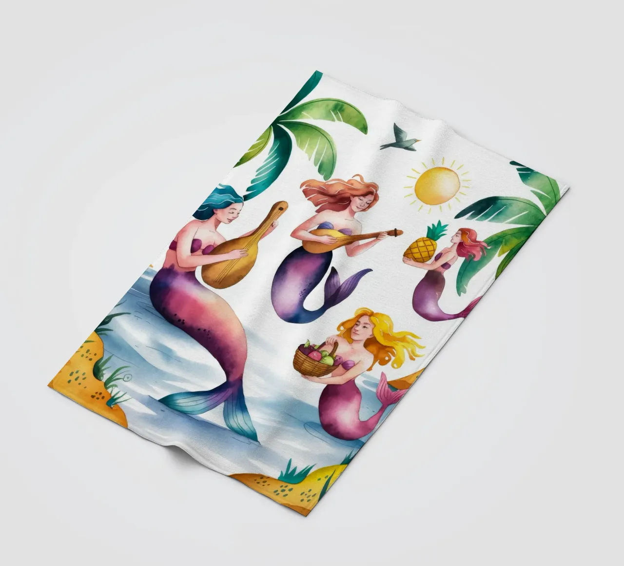 Il paradiso delle sirene coperta in pile da Artie Shifa