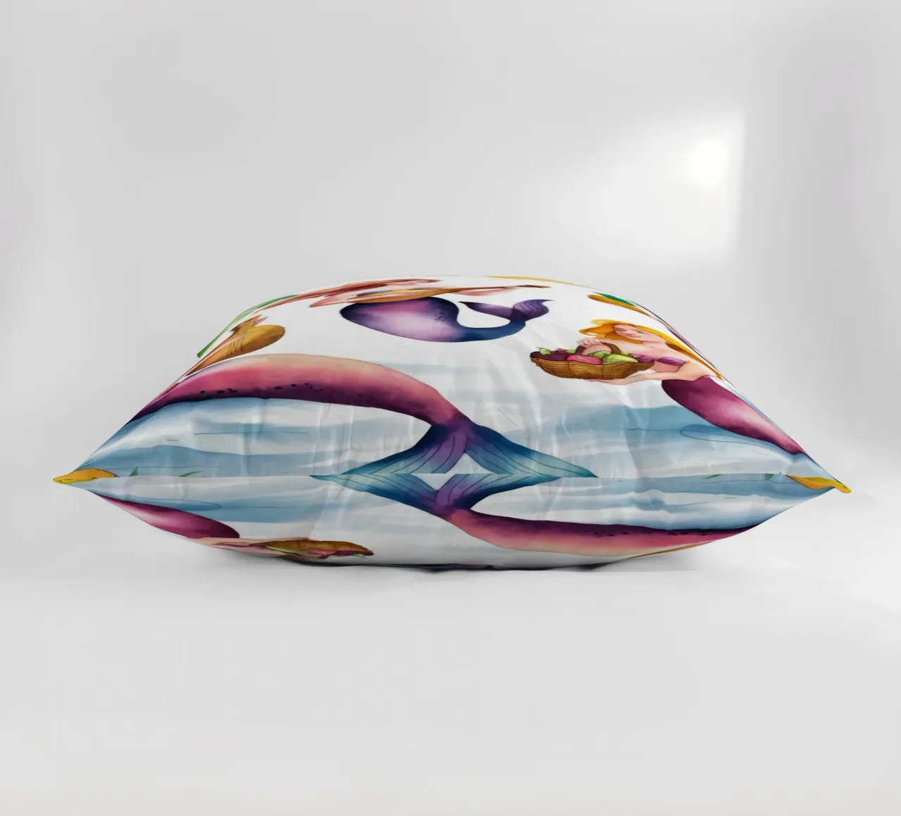 Mermaids Paradise decorative cushion by Artie Shifa