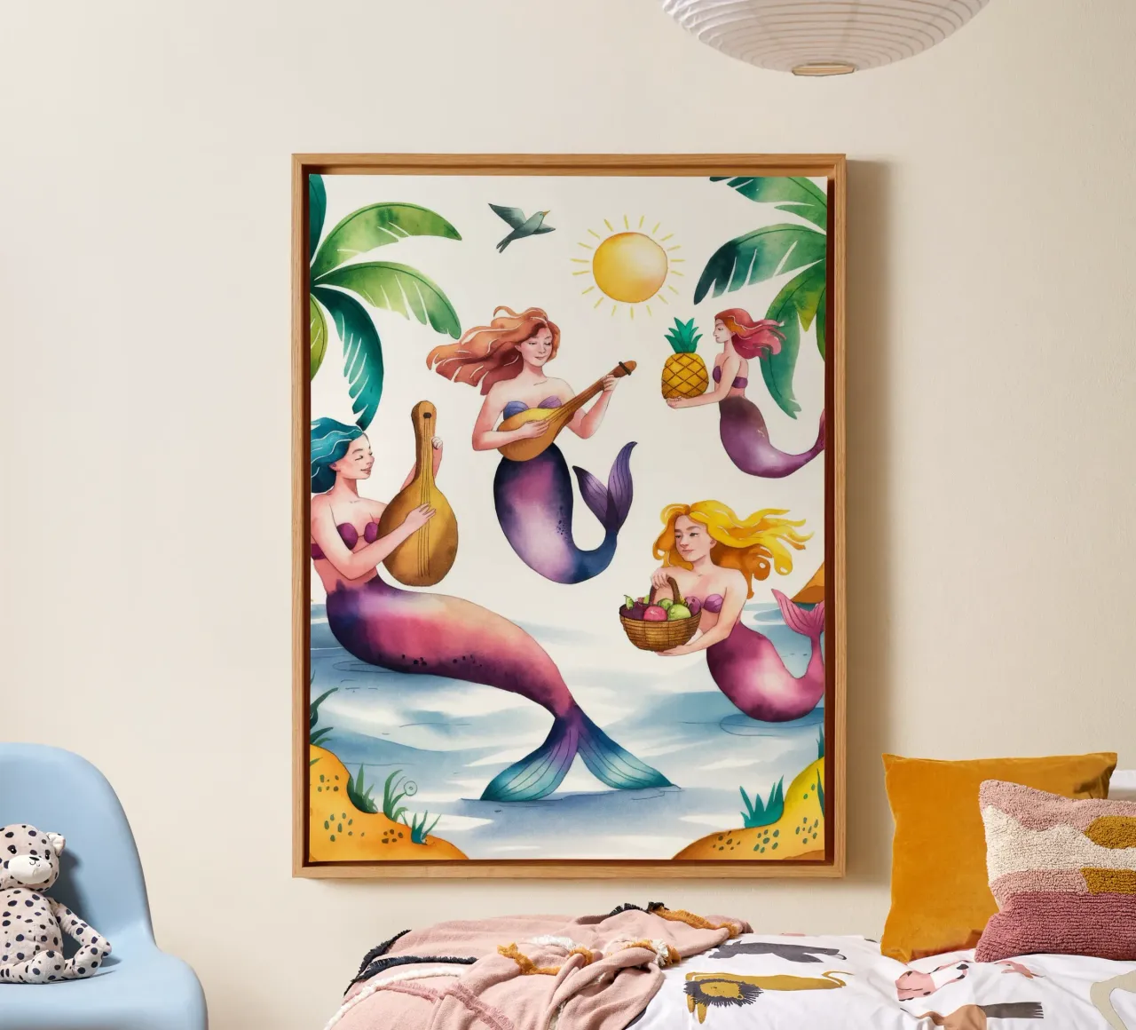 Zeemeerminnen Paradijs canvas van Artie Shifa