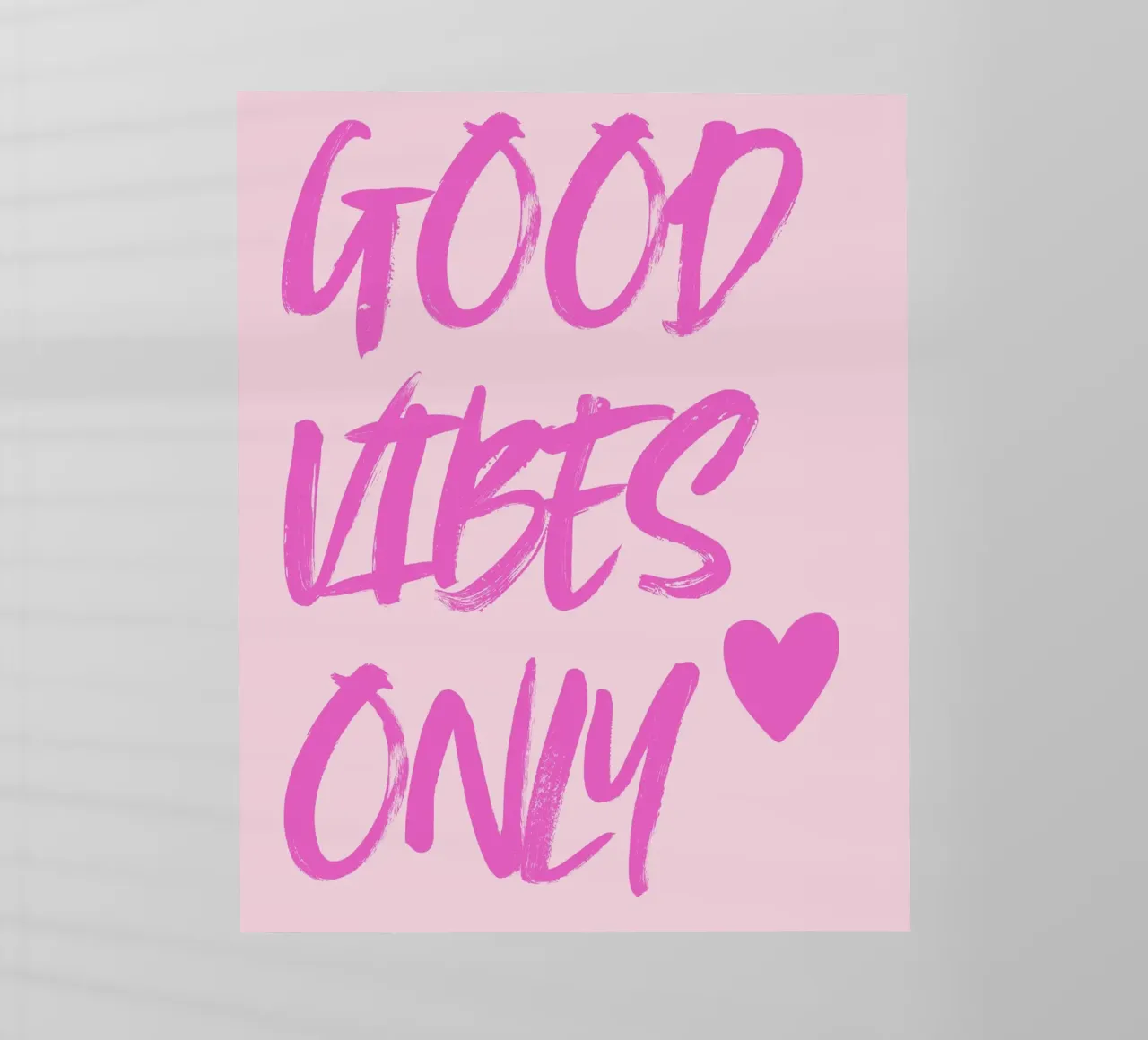 Good vibes only pellicola backlit da designsbysophia
