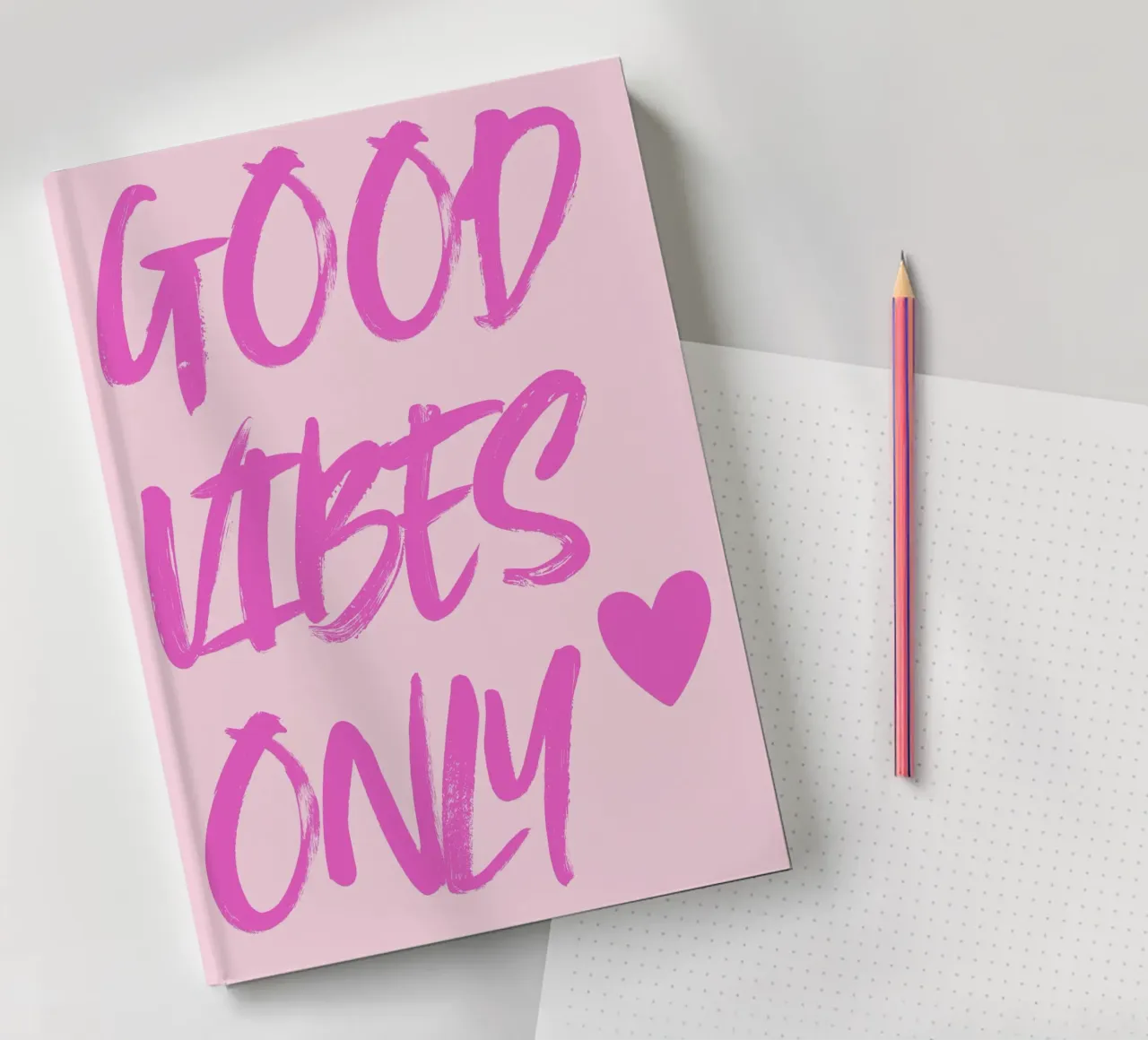 Good vibes only notebook by designsbysophia