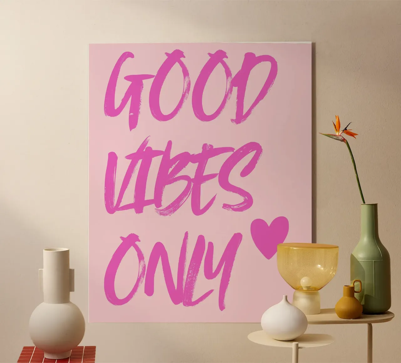 Good vibes only plexiglass da designsbysophia