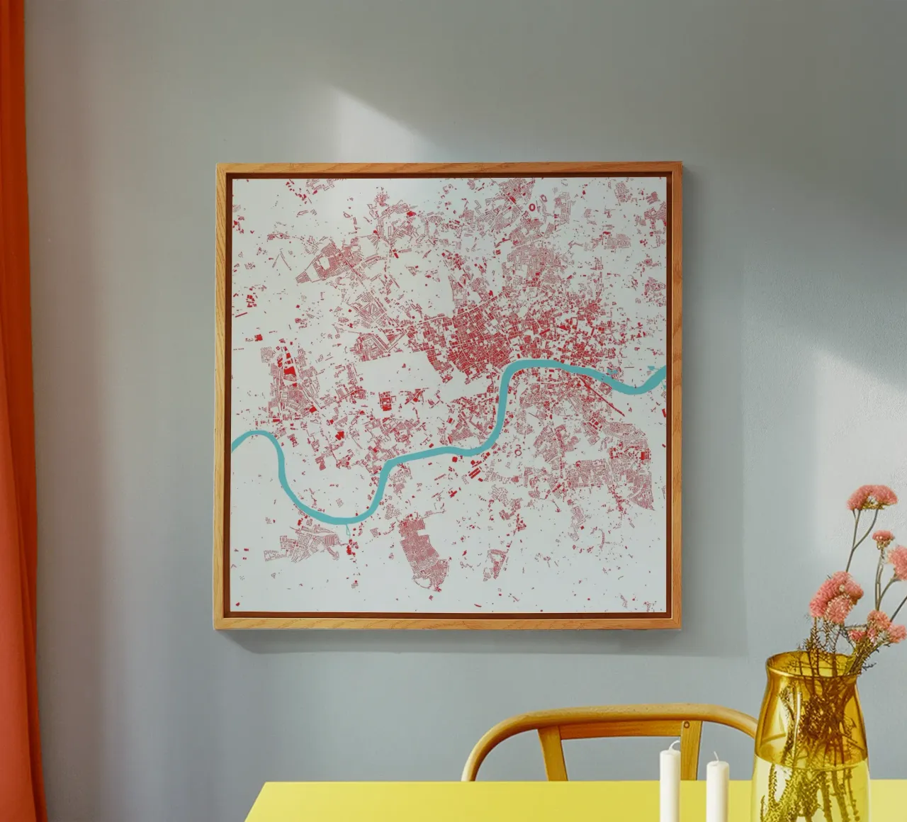 London Red plexiglass da Urban Maps