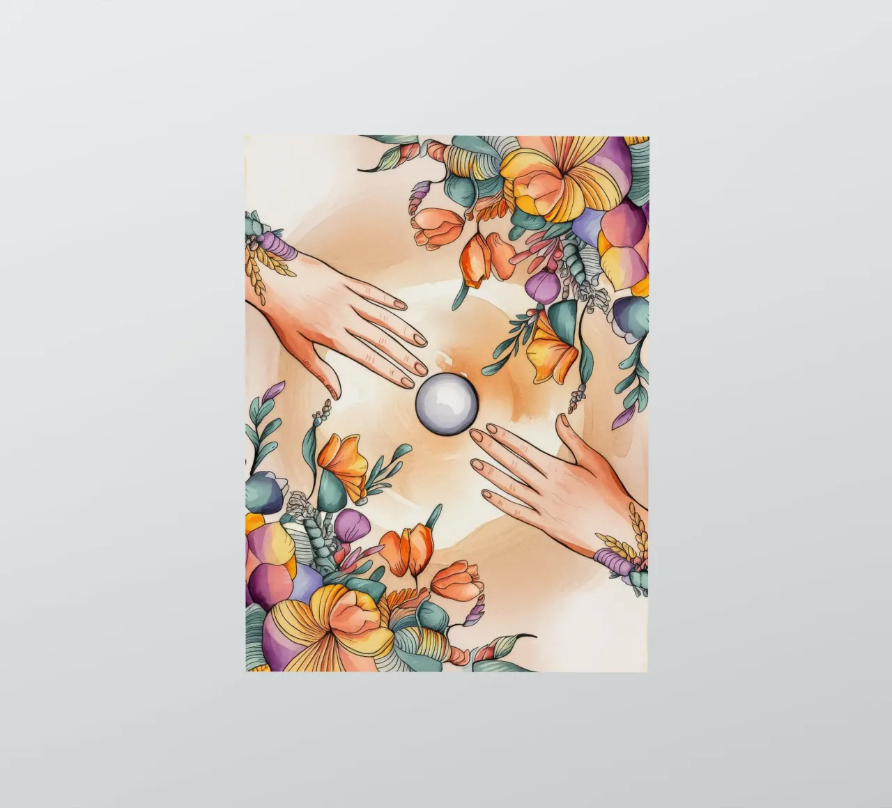 Unity in Bloom Sticker von Artie Shifa