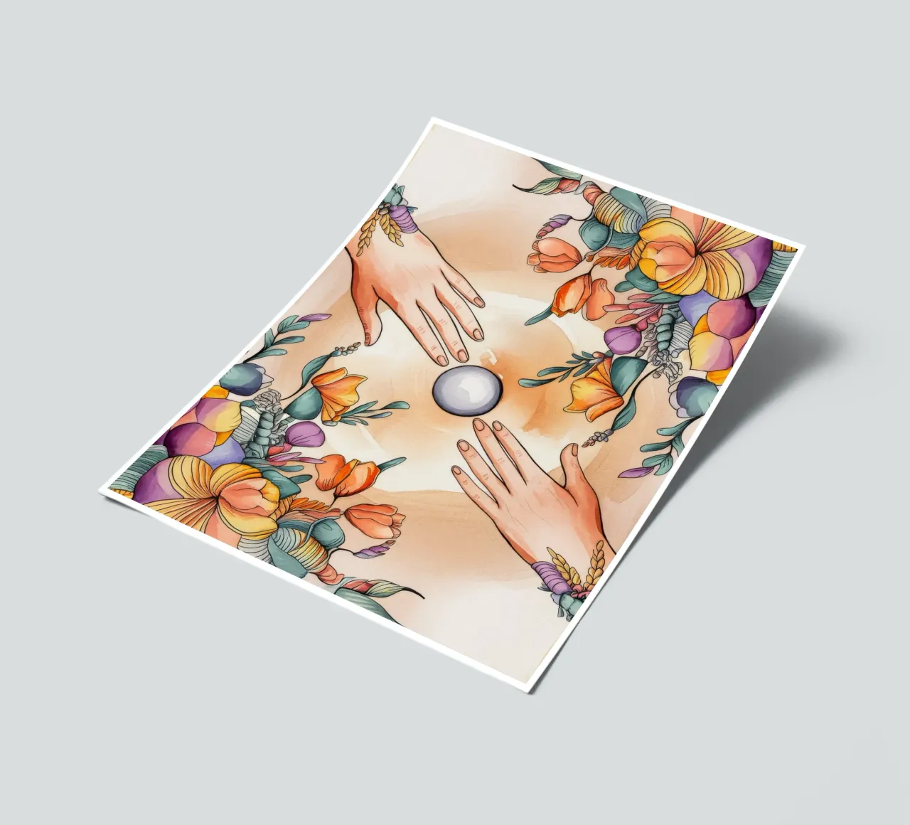 Unity in Bloom Stickerbogen von Artie Shifa