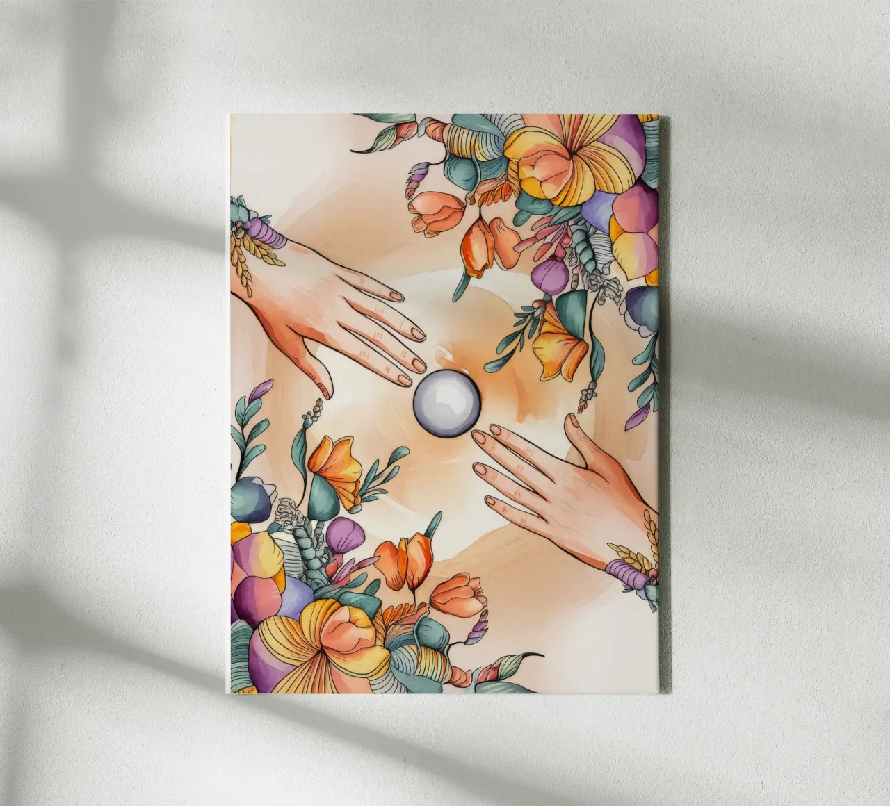 Unity in Bloom Leinwand von Artie Shifa