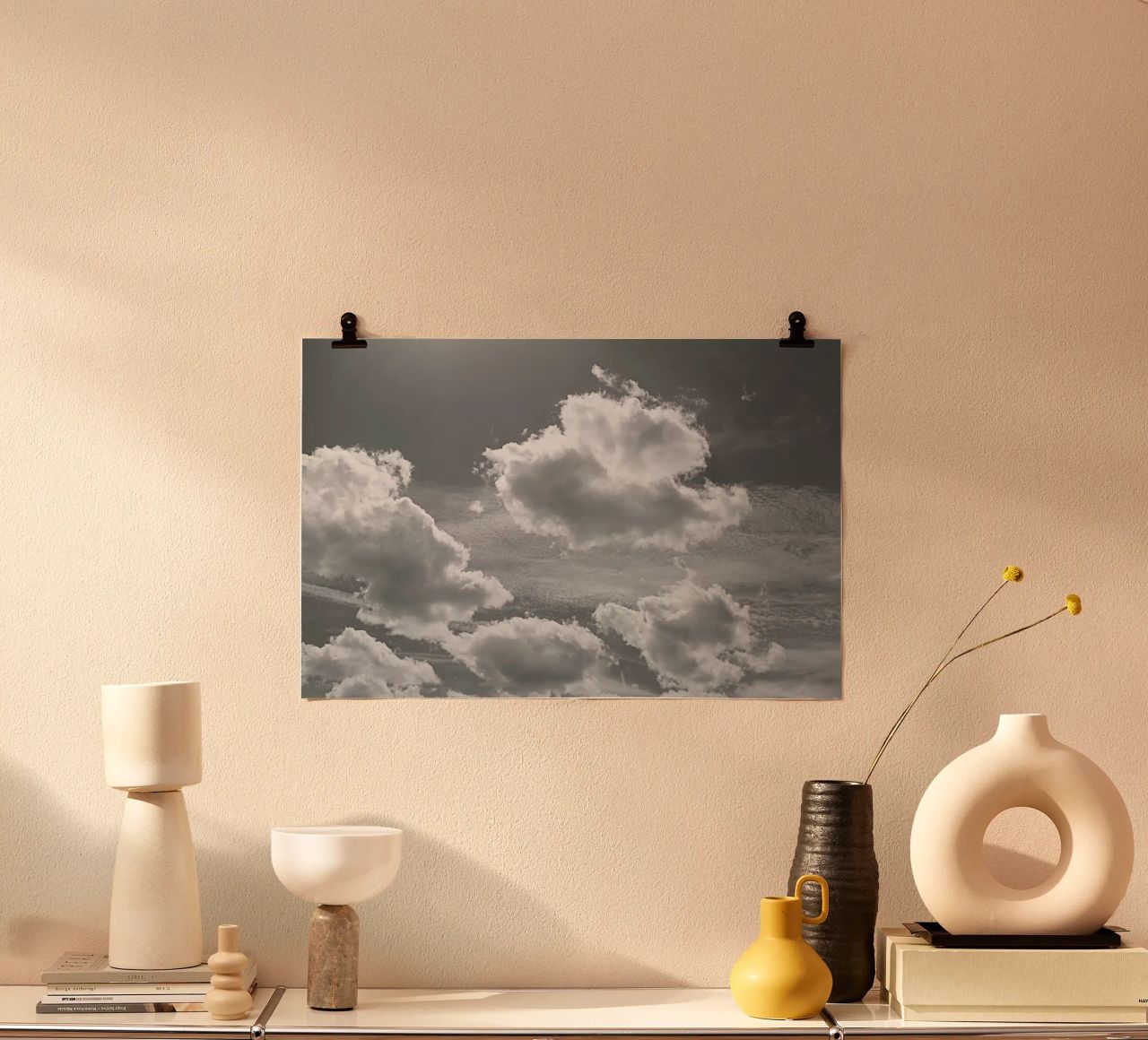 Berlin Sky Poster von Nur Mut