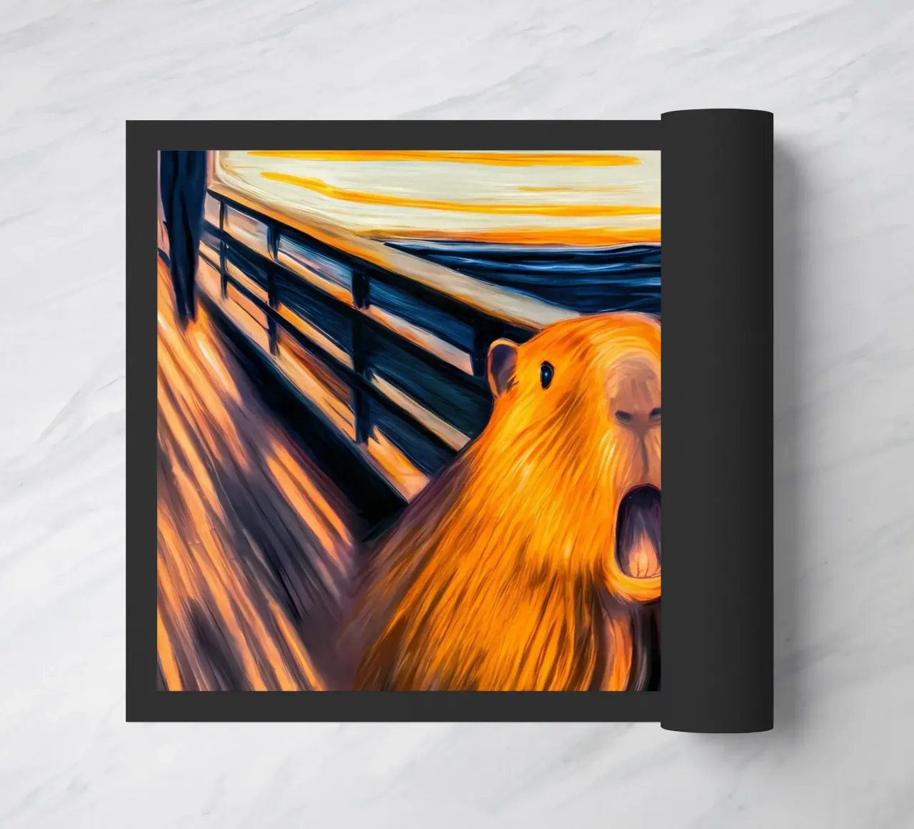 El grito del carpincho - Una obra maestra moderna felpudo de flufftee