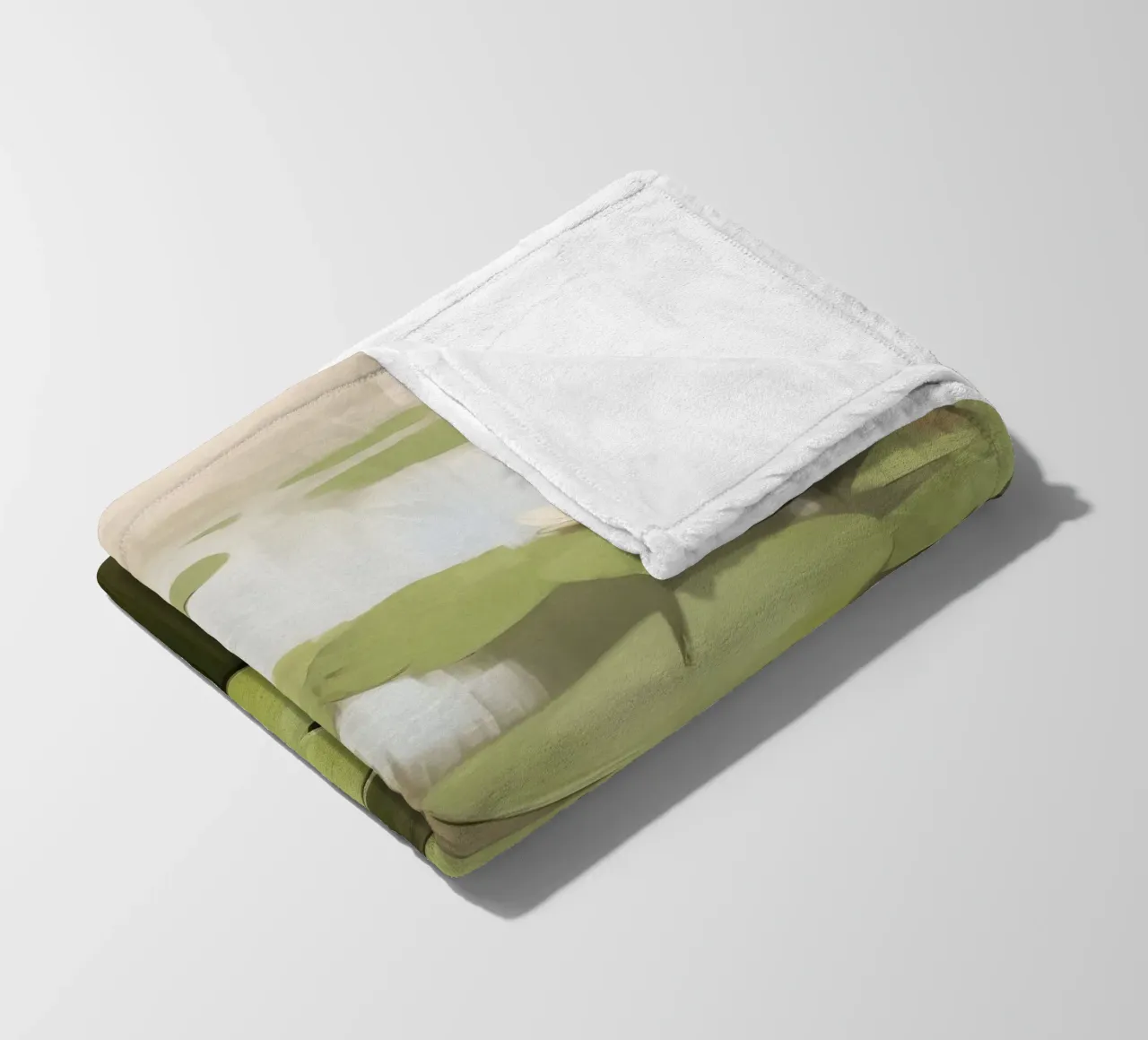 Riflesso di ninfea coperta in pile da Carinaprint