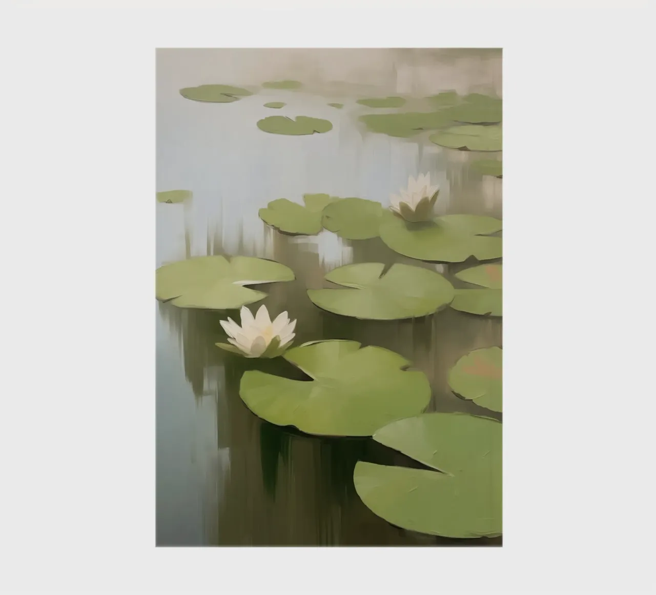 Water lily reflection notebook by Carinaprint