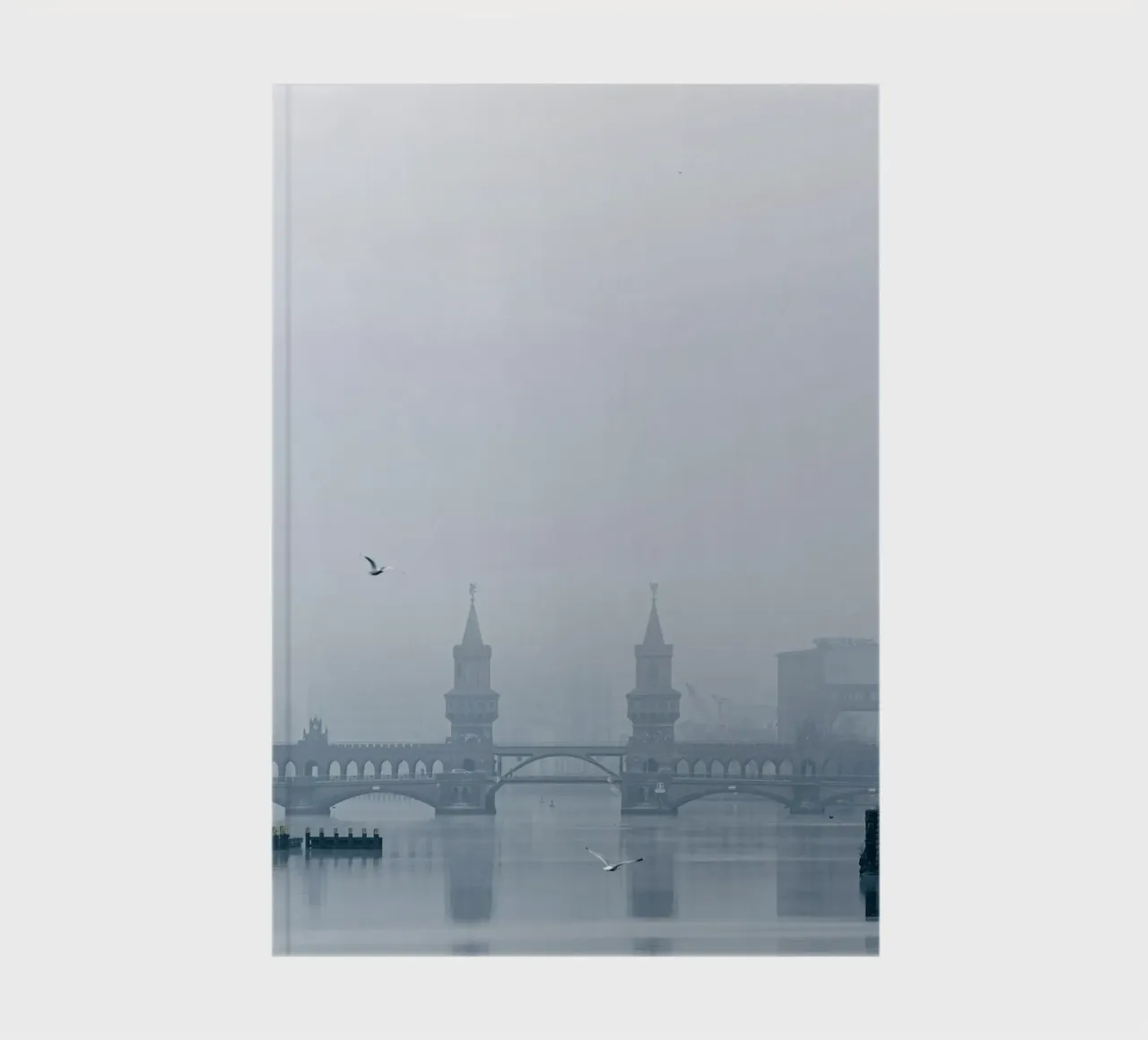 Il ponte Oberbaum nella nebbia invernale diario da Henk Henkel