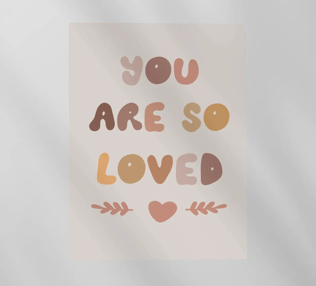 You Are So Loved pellicola backlit da treechild