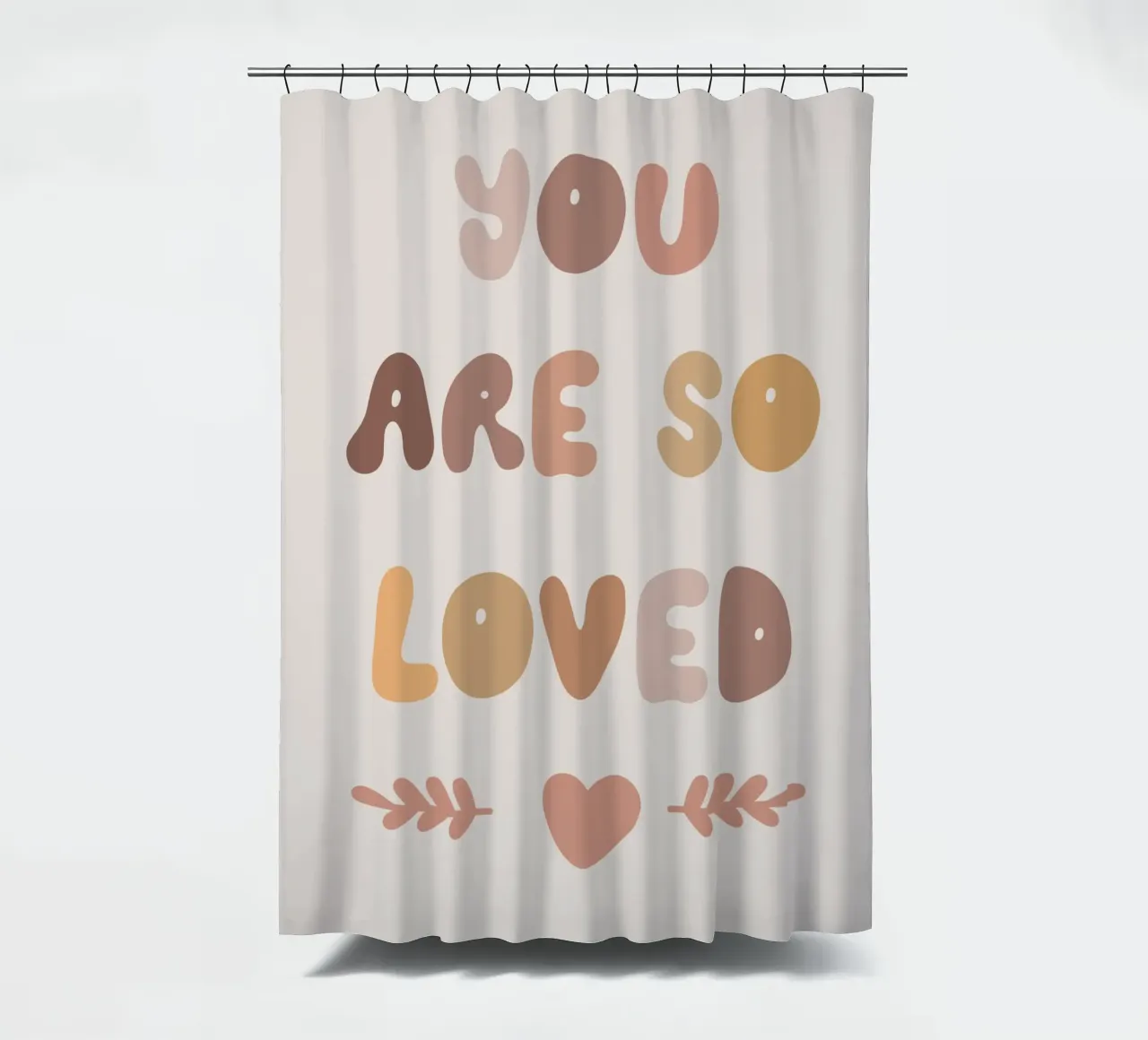 You Are So Loved tenda da doccia da treechild