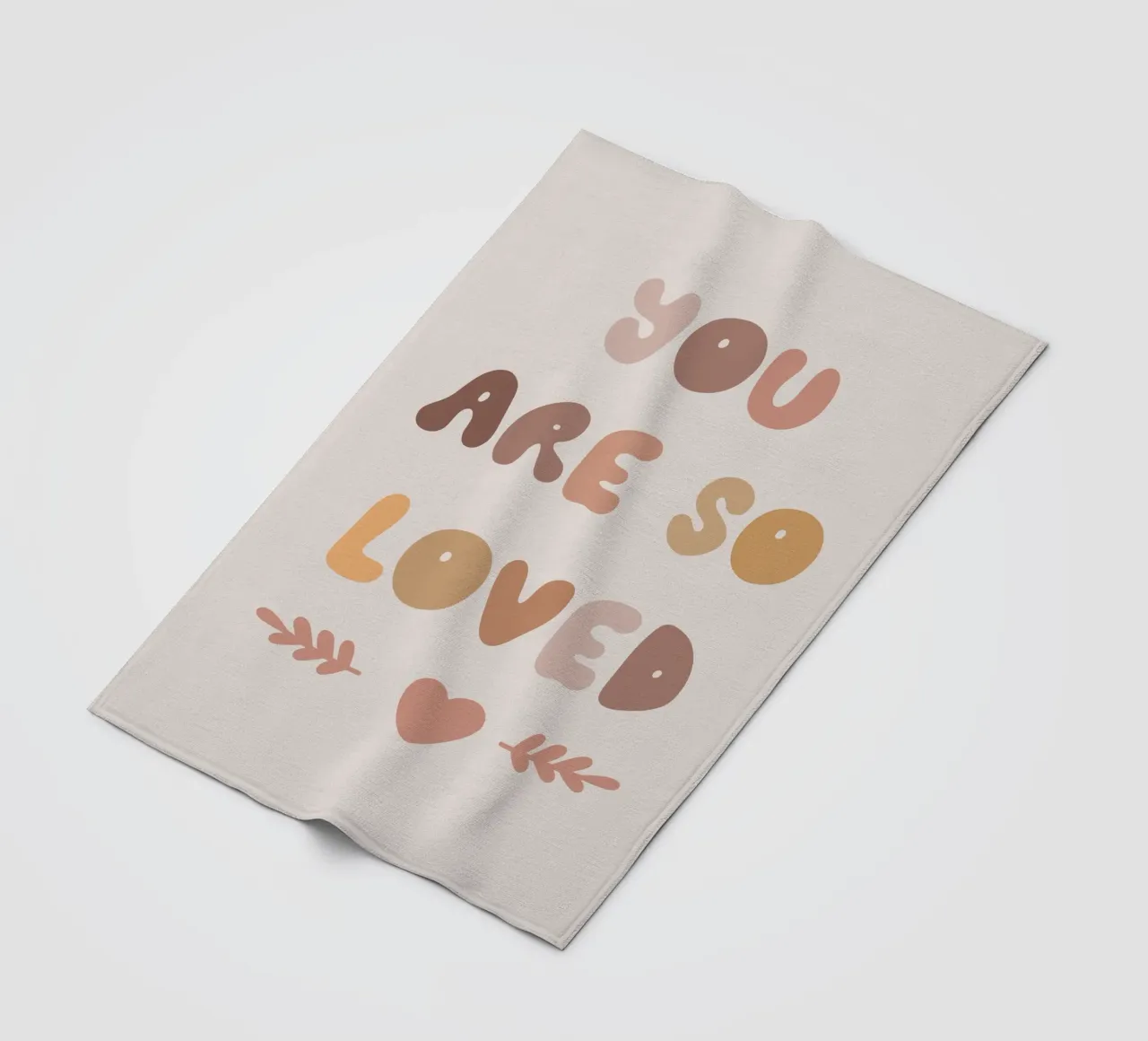 You Are So Loved coperta in pile da treechild