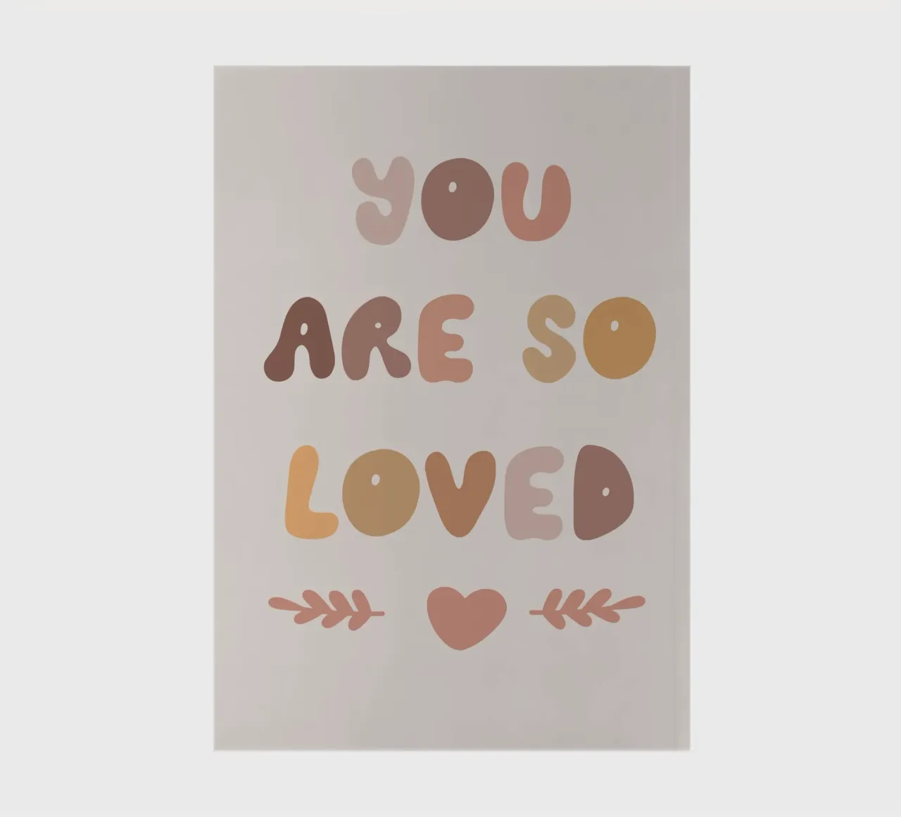 You Are So Loved notebook by treechild