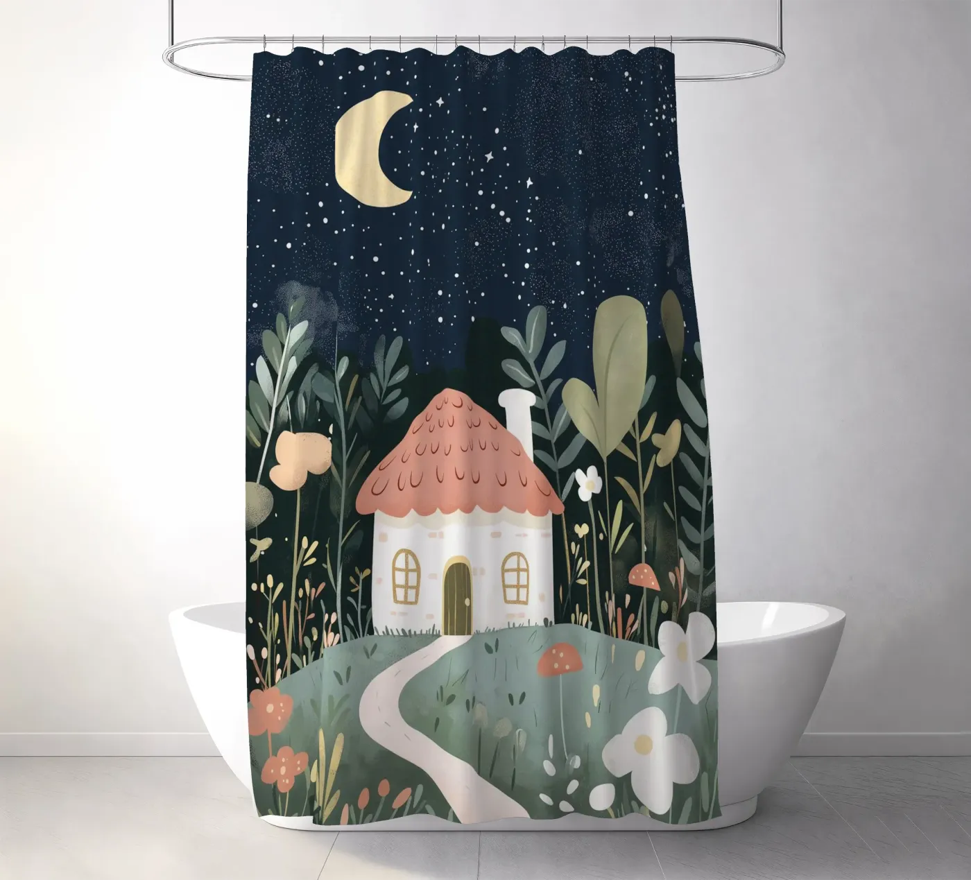 Tiny Home Duschvorhang von treechild