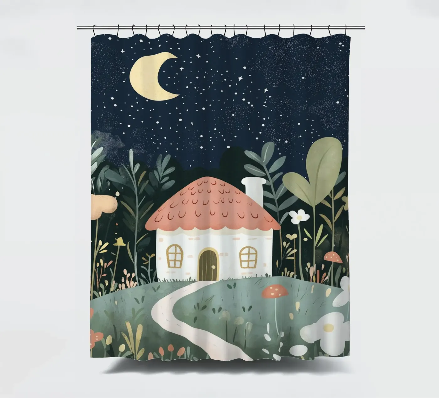 Tiny Home Duschvorhang von treechild